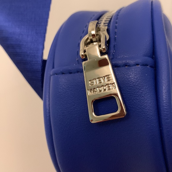 Steve Madden Royal Blue Leather Belt Bag - Picture 7 of 17